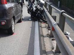 Incidente a Cuveglio auto moto