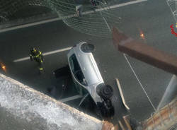 incidente sul  ponte di olgiate olona