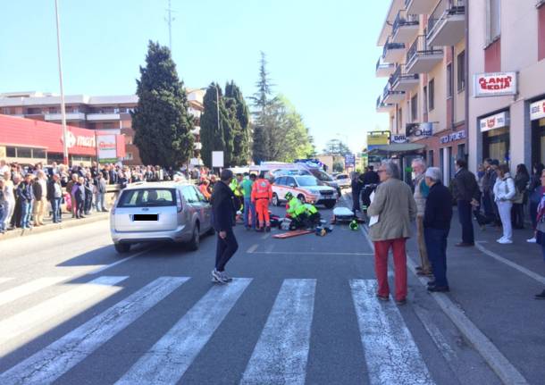 Incidente via Sanvito Varese