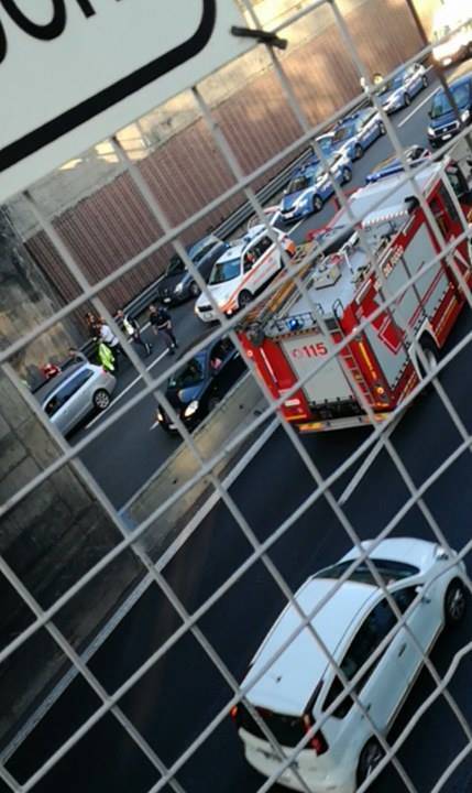 L'incidente sul ponte di Olgiate Olona