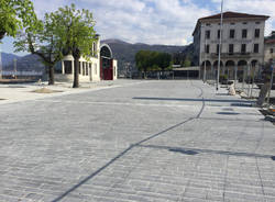 La nuova piazza imbarcadero a Luino