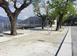 La nuova piazza imbarcadero a Luino