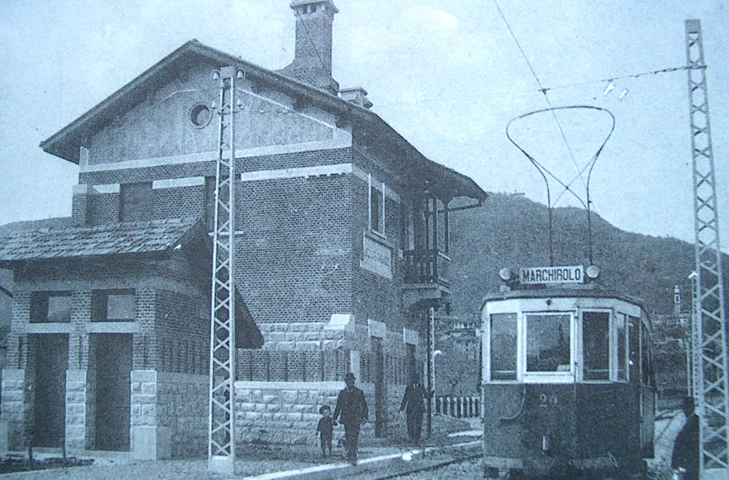 Le foto storiche delle stazioni del tram della Valganna