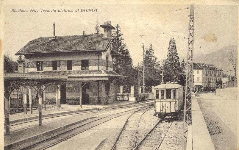 Le foto storiche delle stazioni del tram della Valganna