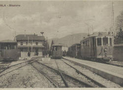 Le foto storiche delle stazioni del tram della Valganna