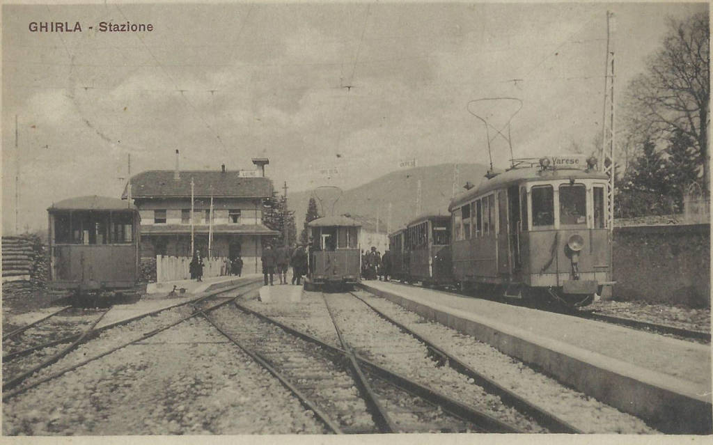 Le foto storiche delle stazioni del tram della Valganna