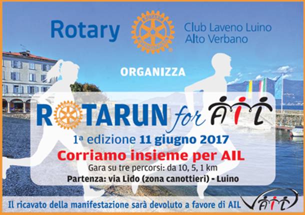 rotorun gara podistica in favore di ail