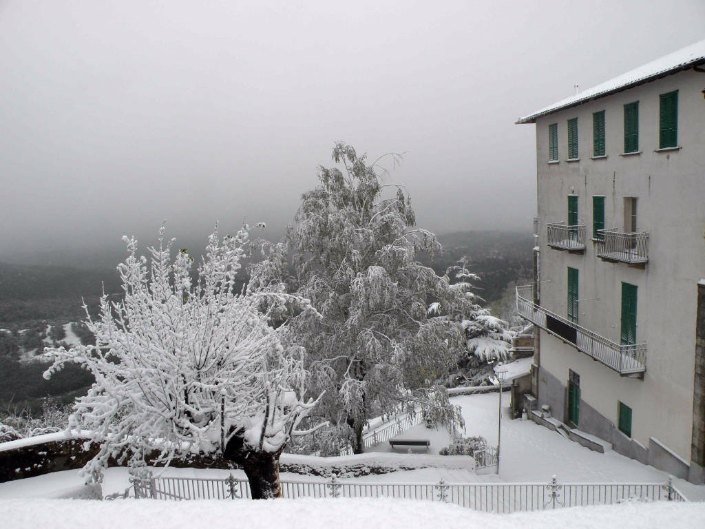 Sacro Monte neve aprile 2017