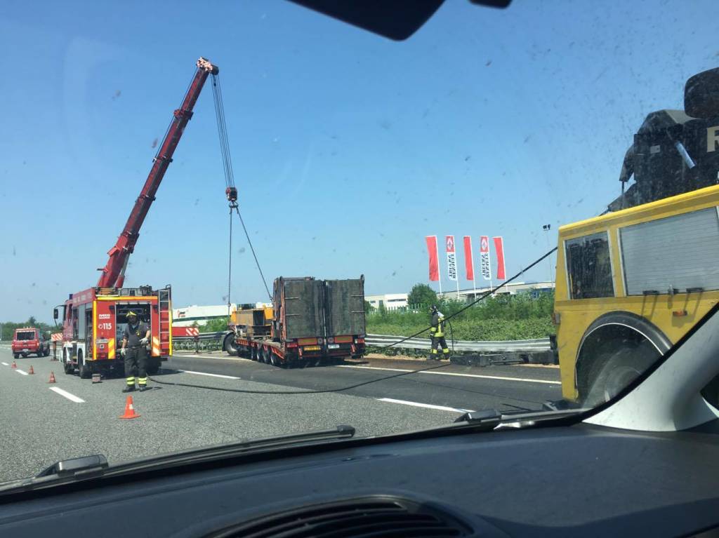 Autoarticolata fuoristrada, A8 bloccata