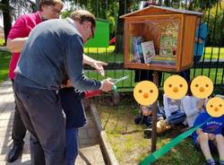 Inaugurazione della Little Free Library di Biandronno