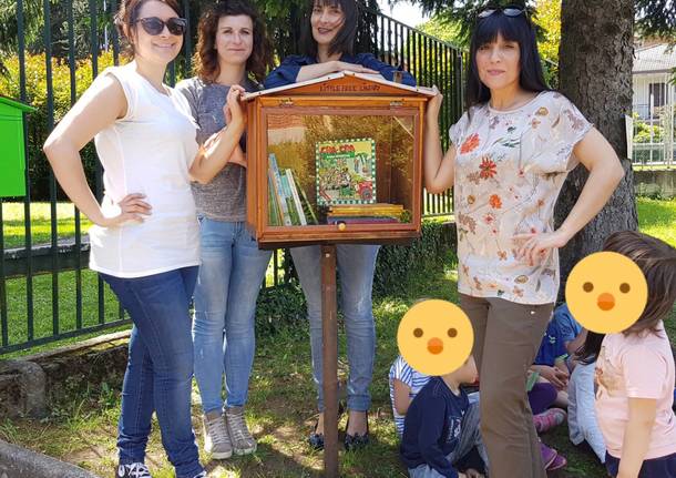 Inaugurazione della Little Free Library di Biandronno