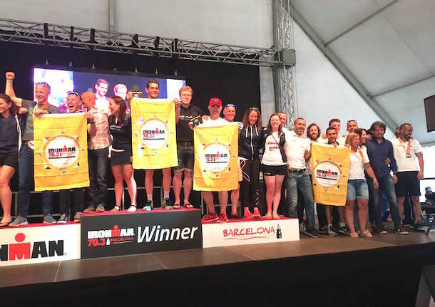 Varese Triathlon in festa a Barcellona