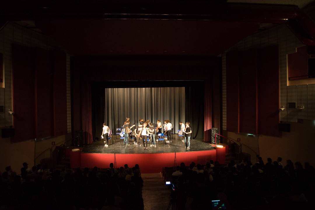 Don Milani, le prove dello spettacolo