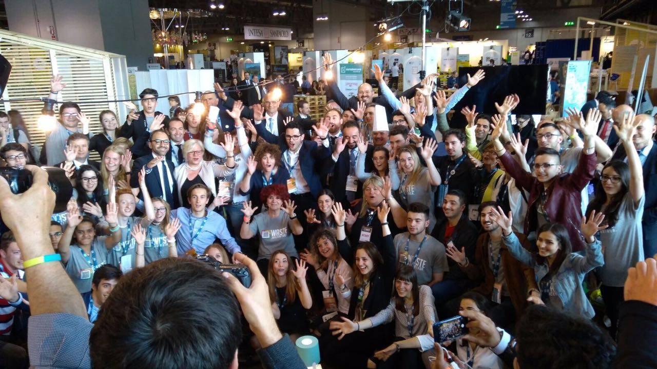 Gli alunni del Don Milani al summit sul cibo