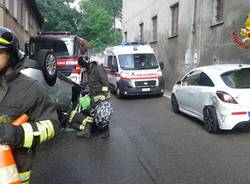 Incidente ad Arsago Seprio, si ribalta con l'auto