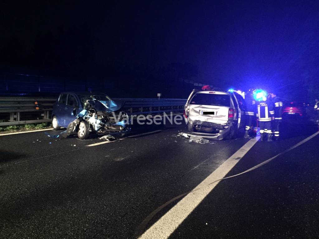 Incidente autostrada a8 Solbiate Arno