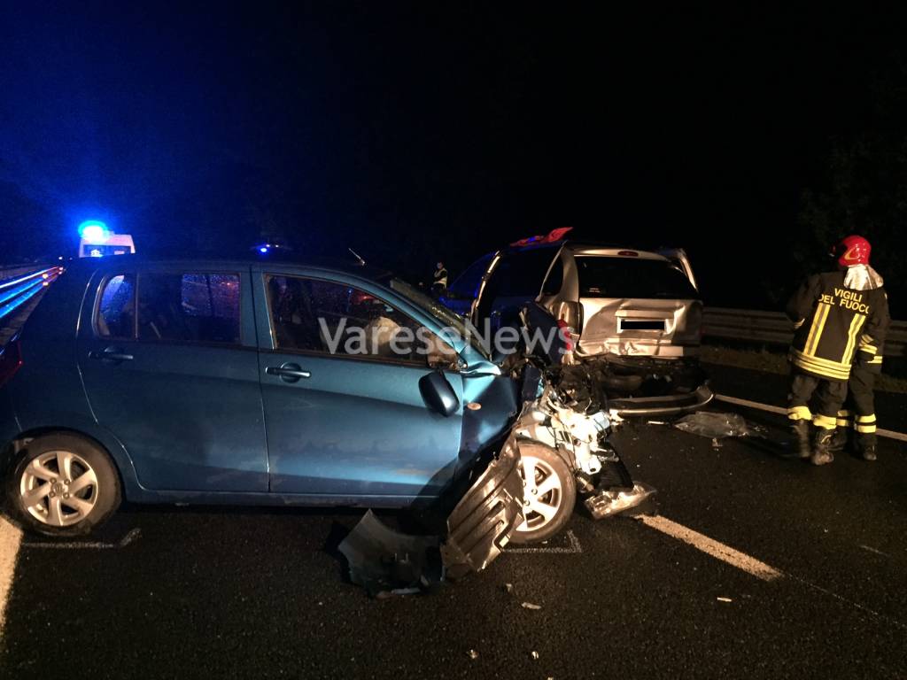 Incidente autostrada a8 Solbiate Arno