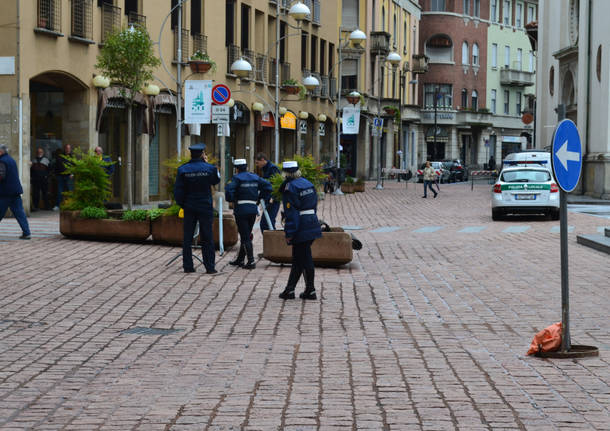 Inizia la pedonalizzazione di Piazza Santa Maria