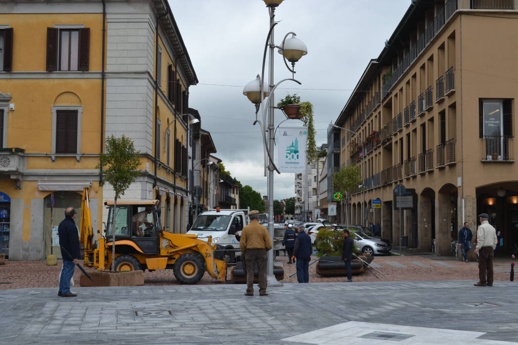 Inizia la pedonalizzazione di Piazza Santa Maria