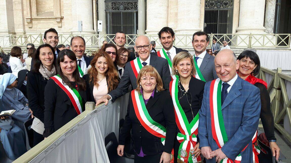 Sindaci dal papa
