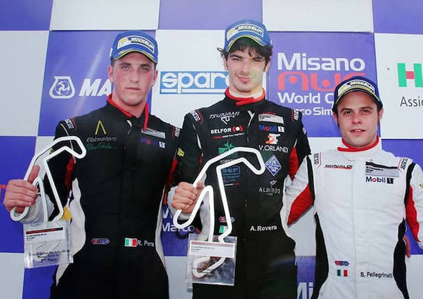 alessio rovera vittoria misano adriatico automobilismo carrera cup