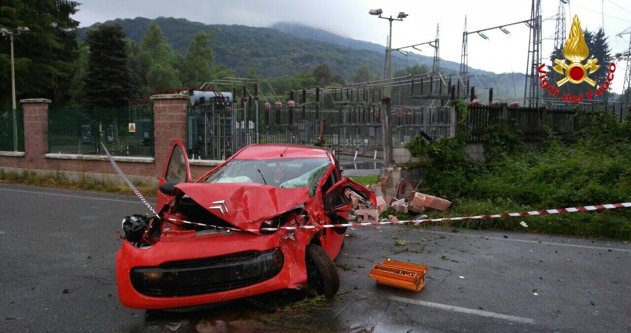Incidente stradale a Cunardo