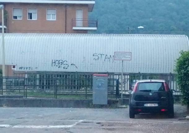 Ancora vandalismi alla stazione di Gavirate