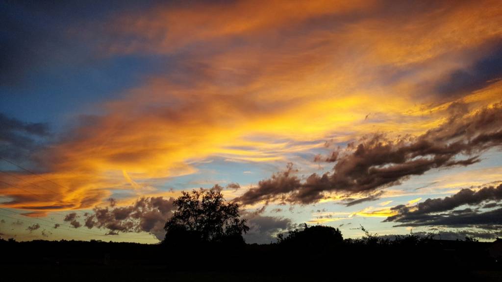 Il tramonto da Castglione Olona