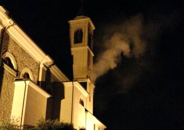 Incendio Campanile Caravate