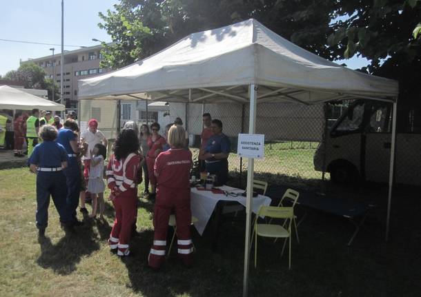 Finta esondazione del torrente Lura con sfollati: protezione civile promossa