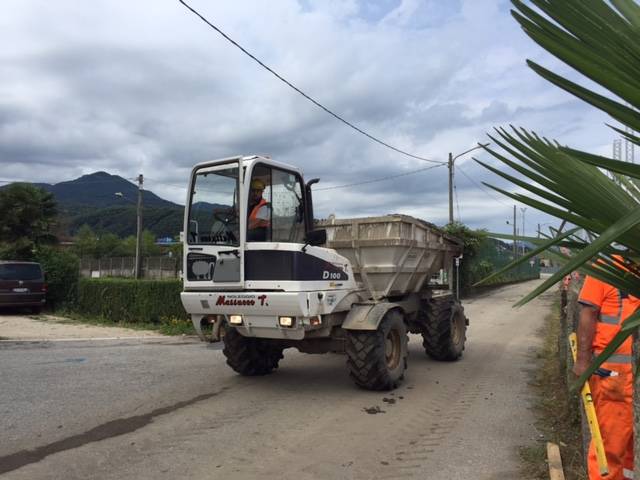 Ferrovia, i lavori in via Carnovali