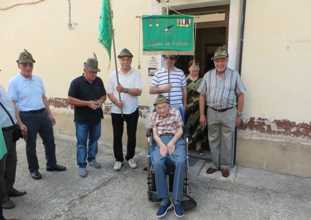 A Besozzo festeggiato il 105mo compleanno dell\'Alpino Antonio Porrini