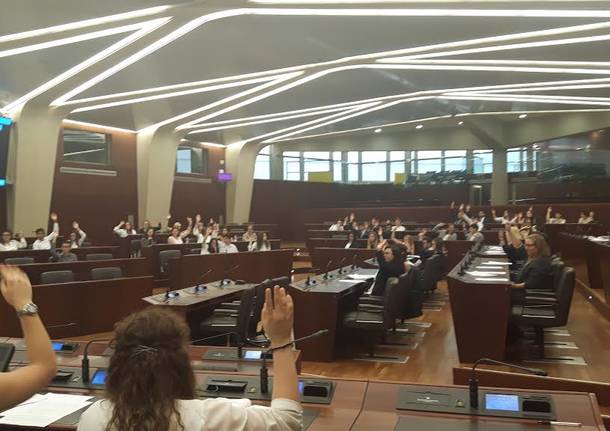 consiglieri per un giorno in consiglio regionale lombardia