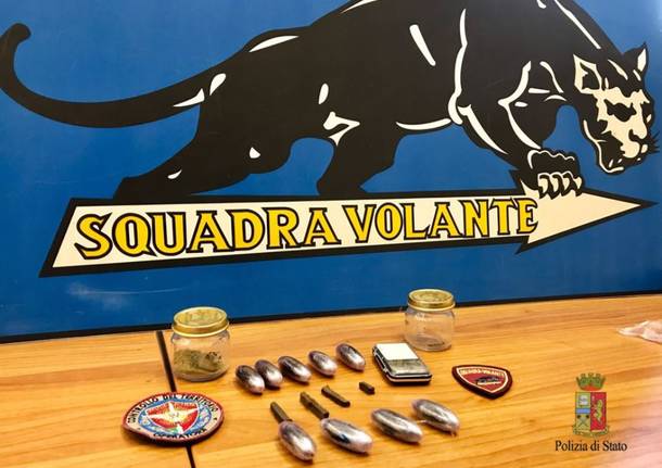 hashish polizia squadra volante