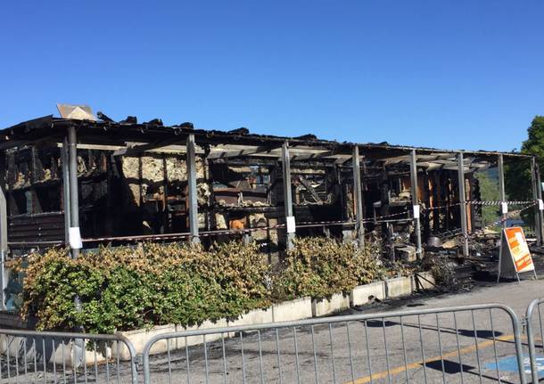 incendio chiosco la noce 