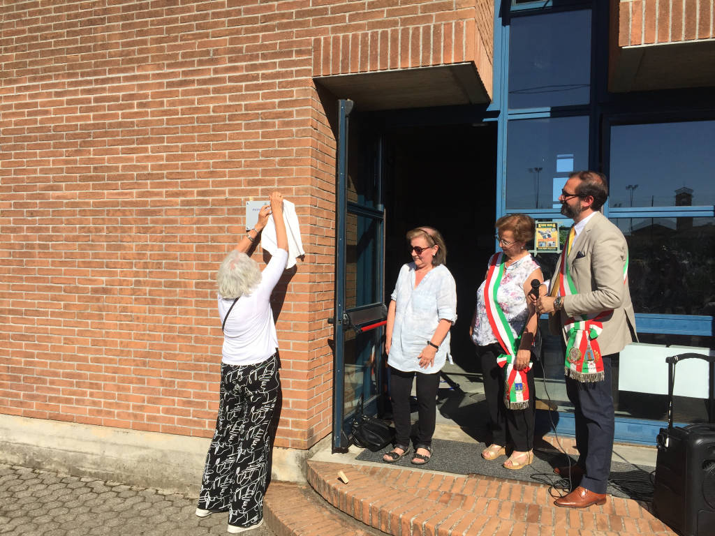 La palestra di Casciago intitolata a Romano Caravati