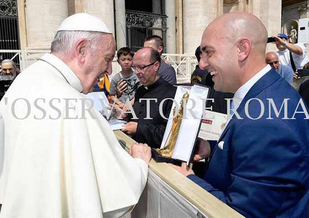 Lavena Ponte Tresa - La statua di San Zosimo al Papa