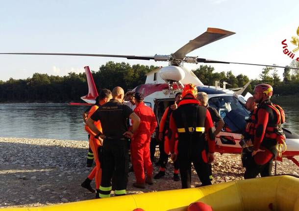 Uomo scomparso nel Ticino