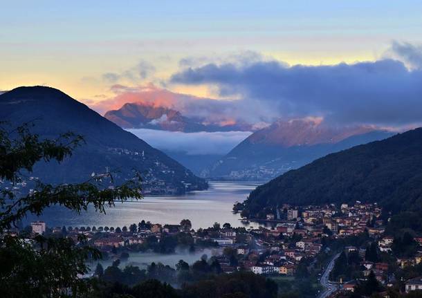 Tramonto sul Ceresio - foto di Marianna Salerno