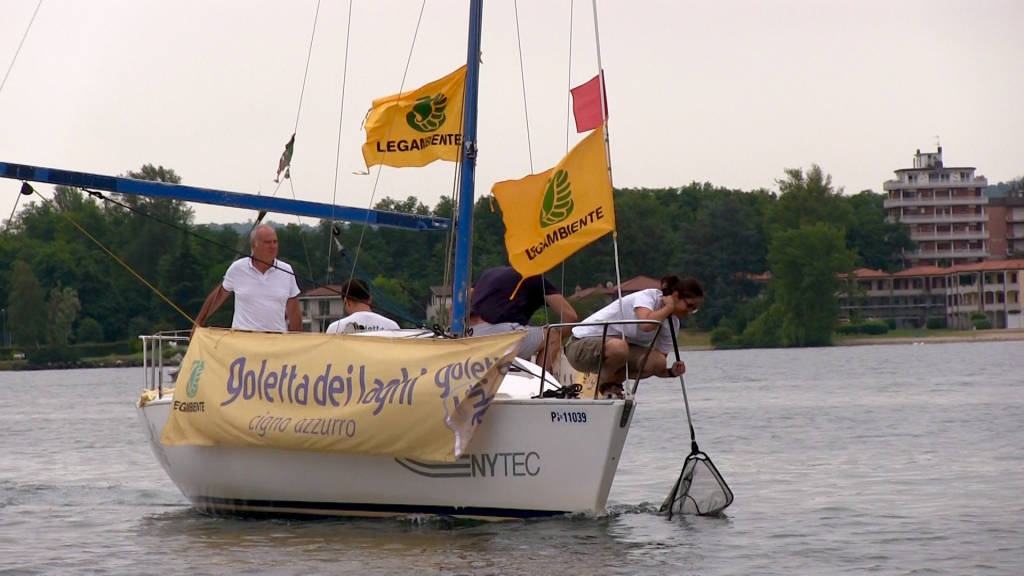 Campionamenti di Legambiente sulle acque del lago Maggiore