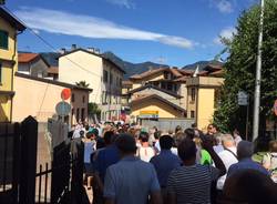 Il funerale di Giorgio Garagnani, alla guida del municipio di Germignaga per trent'anni