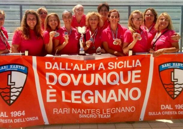 Sincro Master RNL, 4 titoli italiani e 3° posto di squadra