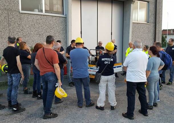Prova di movimentazione di masse d’acqua – Prociv Canegrate