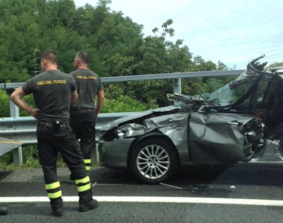 Incidente in autostrada a Besnate