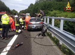 Incidente in autostrada a Besnate