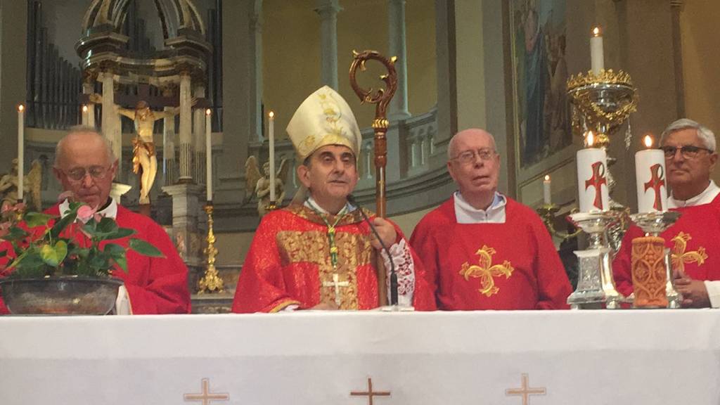 Jerago - la prima messa da Arcivescovo di monsignor Delpini