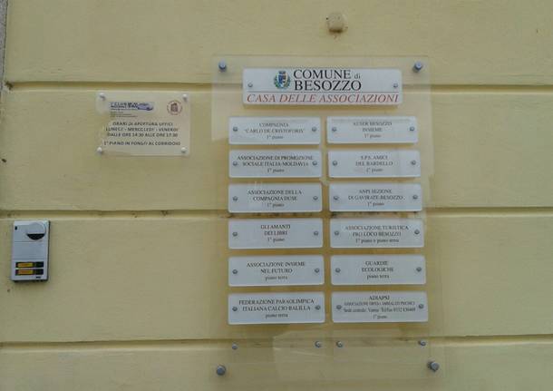 La stazione di Besozzo "casa" delle Associazioni 