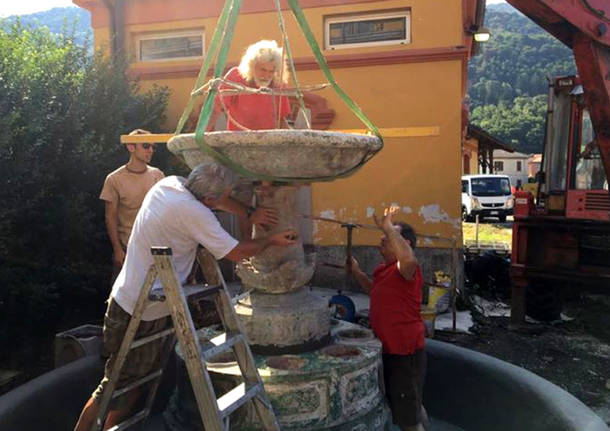 La fontanella della Stazione di Porto Ceresio