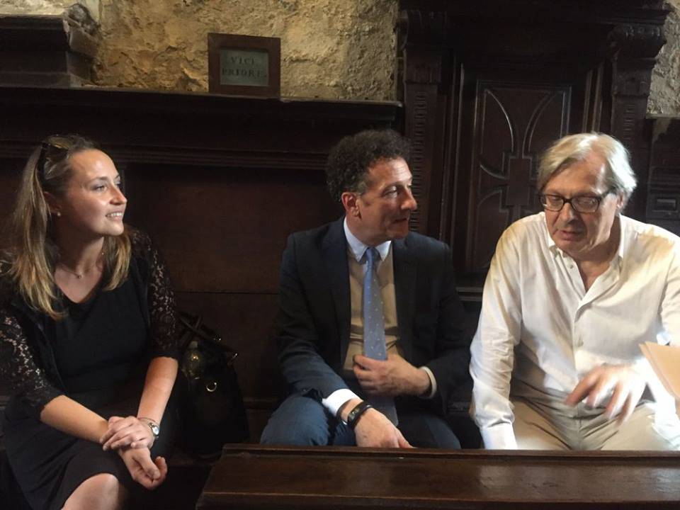 Sgarbi in missione sul Lago Maggiore