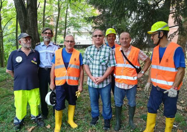 Protezione civile setaccia il Lura per gestire \"secca\" e future \"piene\"